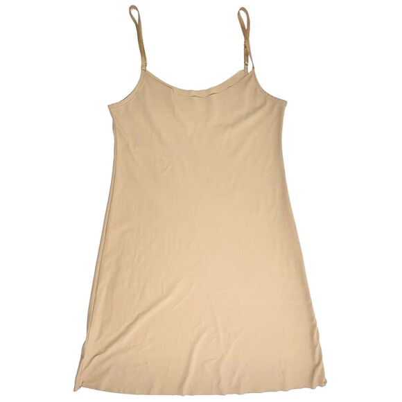 Commando Classic Mini Cami Slip Shapewear Beige Made in USA Compression M/L - Picture 1 of 10